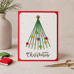 🎄🧵Christmas String Art Greeting Card DIY Kit