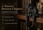 🎁Last Day 49% OFF-⚔️ Ancient Greek Warrior Shelf Sitter – Unique Bookshelf Decor