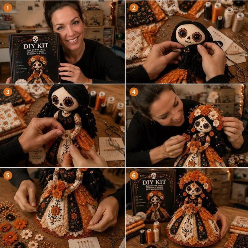 🕯️ Retro Halloween DIY Skeleton Bride 💀