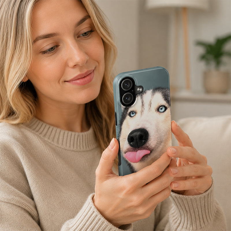 3D Dog Nose Phone Case – Squishy Funny Design