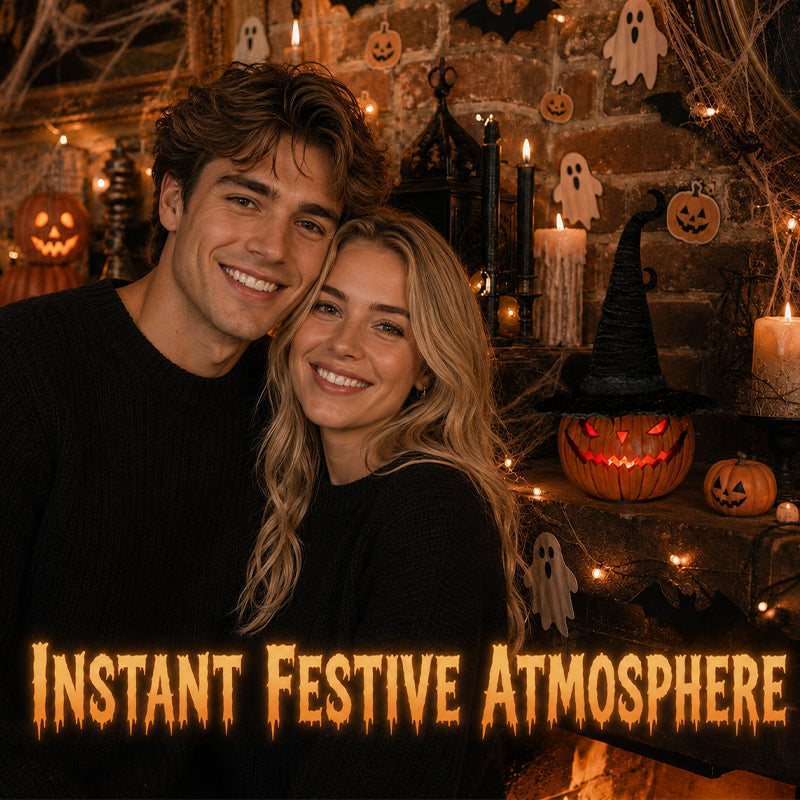 Spooky Witch Hat Pumpkin Halloween LED Light Decoration 🎃🧙‍♀️