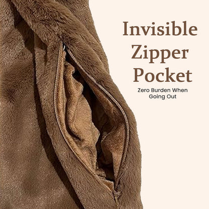 Black Friday Big Promotion Save 49%🔥Faux Fur Scarf With Hidden Zipper Pocket