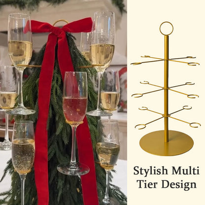 🎉 Multi-tiered Christmas display stand – perfect for desserts and decorations