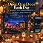 ✝️🎄 Nativity Advent Calendar – 24-Day Buildable Christmas Nativity Set