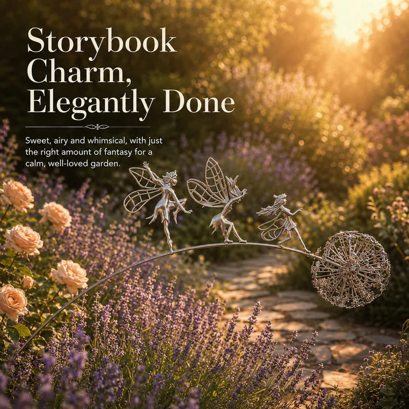 🧚Dancing Fairies Garden Stake – A Little Magic Among the Flowers ✨