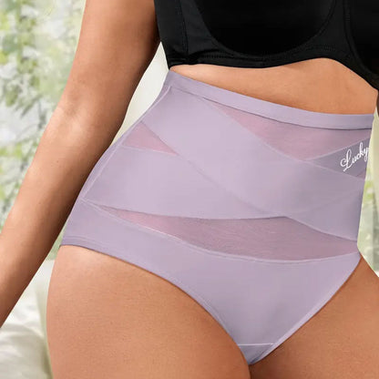 🌸Last Day-Buy 1 Get 3 Packs✨Plus-Size High-Waist Cross Tummy Control Panties