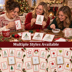 🎄🧵Christmas String Art Greeting Card DIY Kit – Handmade Gift for Family & Friends