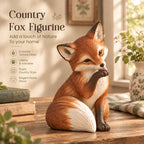 ✨Charming Fox Figurines – 🍂Whimsical Woodland Home Décor