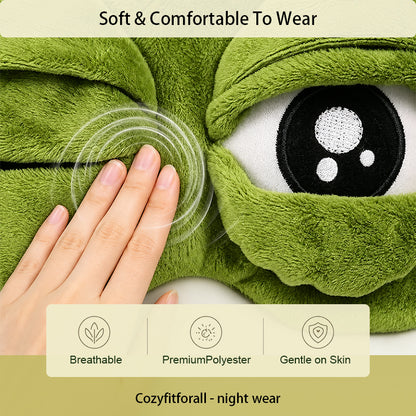 🐸 The Sleepy Frog Eye Mask