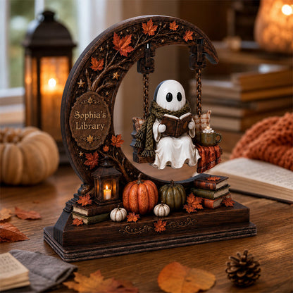 ⭐ Personalized Moonlit Reading Ghost Figurine™✨👻