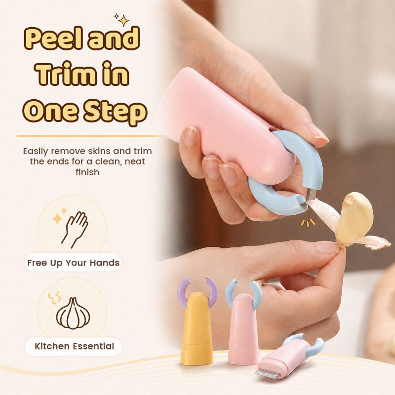 🧄 2-in-1 Garlic Peeler & Ginger Cleaner Tool