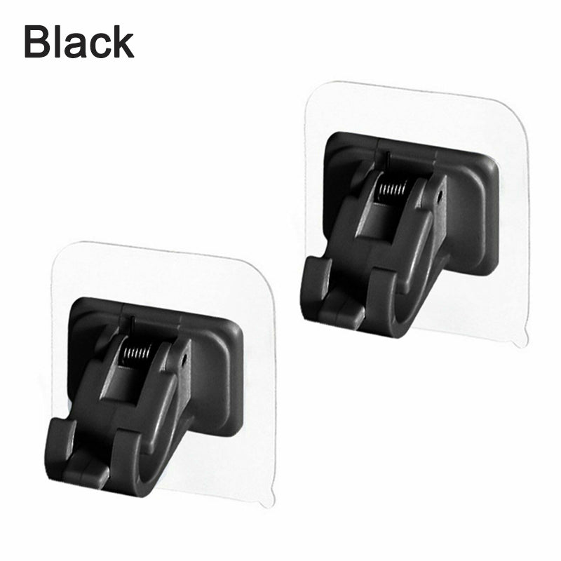 Drill-Free, Adjustable & Sturdy!💡Nail-Free Adjustable Curtain Rod Bracket (1 Pairs )