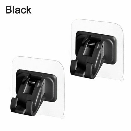 Drill-Free, Adjustable & Sturdy!💡Nail-Free Adjustable Curtain Rod Bracket (1 Pairs )