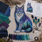 🐻Northern Lights Wildlife DIY Patchwork Kit
