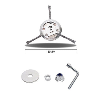 🔥 Replaceable cutting head for lawn mower / string trimmer - steel cutting head for lawn mowing 🌿✂️⚙️