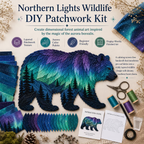 🐻Northern Lights Wildlife DIY Patchwork Kit