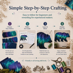 🐻Northern Lights Wildlife DIY Patchwork Kit