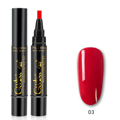 One-Step Glue Three-in-One Nail Polish Pen