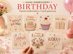 🌲Christmas Hand Embroidery Card DIY Kit | Stitch Your Way Into the Christmas Spirit ✨ 🎁