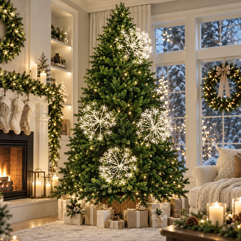 LED Starburst Lights for the Christmas Tree