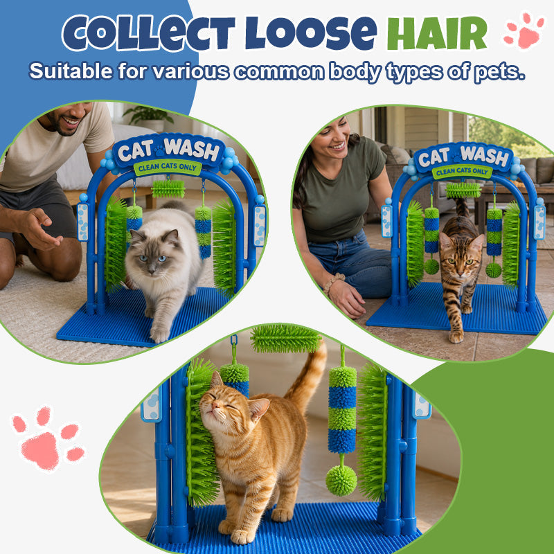 Cat Wash Grooming Station | Self‑Grooming Device for Cats 🐾