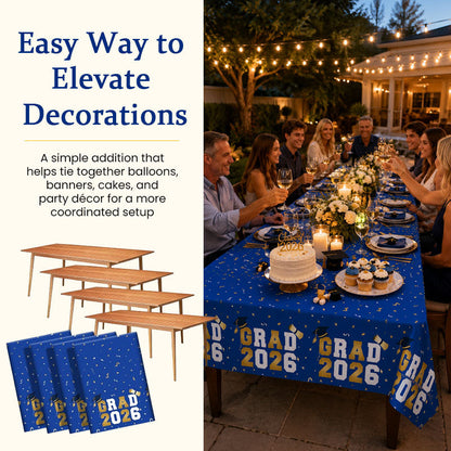 2026 Tablecloth Graduation Season– No Tears, No Stress 🎉