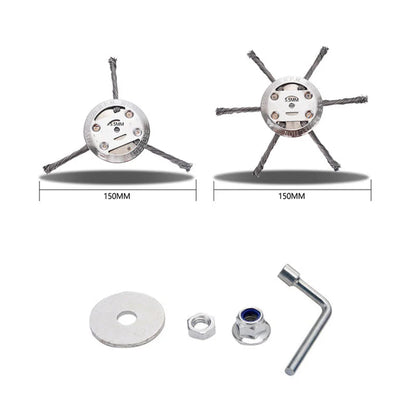 🔥 Replaceable cutting head for lawn mower / string trimmer - steel cutting head for lawn mowing 🌿✂️⚙️