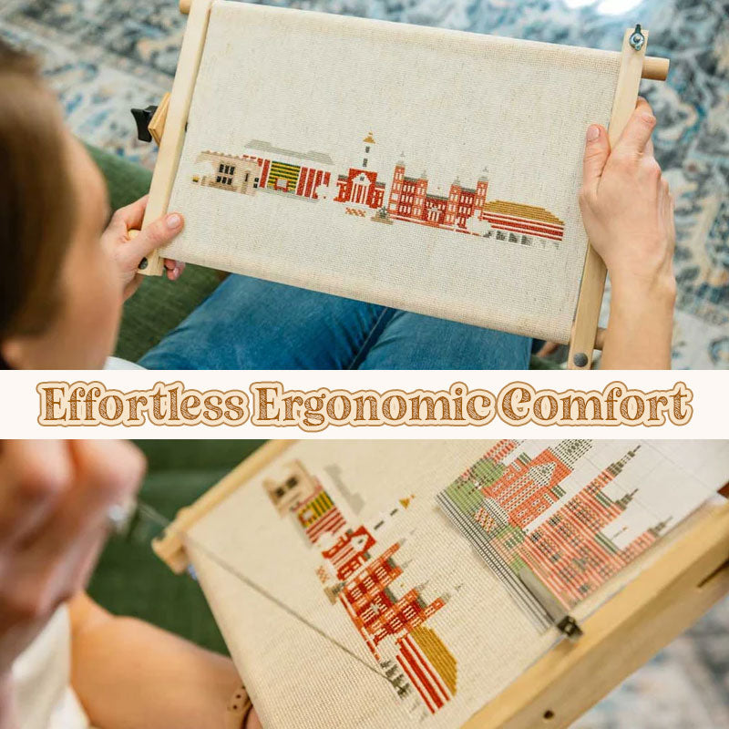 💥LAST DAY 49% OFF - Adjustable Tabletop Embroidery Stand – Cross Stitch Frame Holder