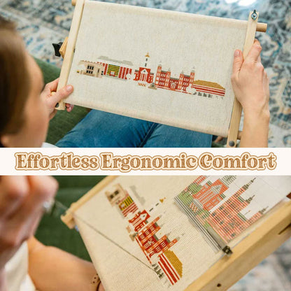 💥LAST DAY 49% OFF - Adjustable Tabletop Embroidery Stand – Cross Stitch Frame Holder