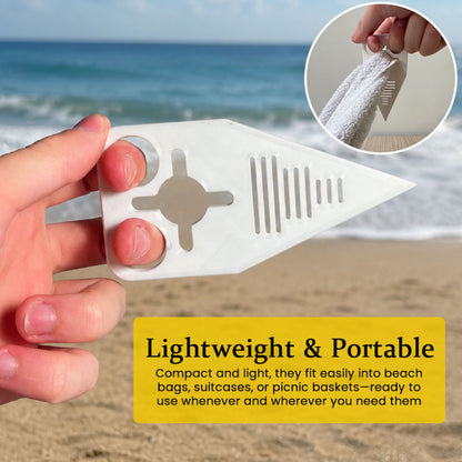 🏖️ Windproof Beach Towel Clips
