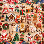 🎄DIY Paper Christmas Craft Kit – 250 Sheets, 5 Festive Themes🌟