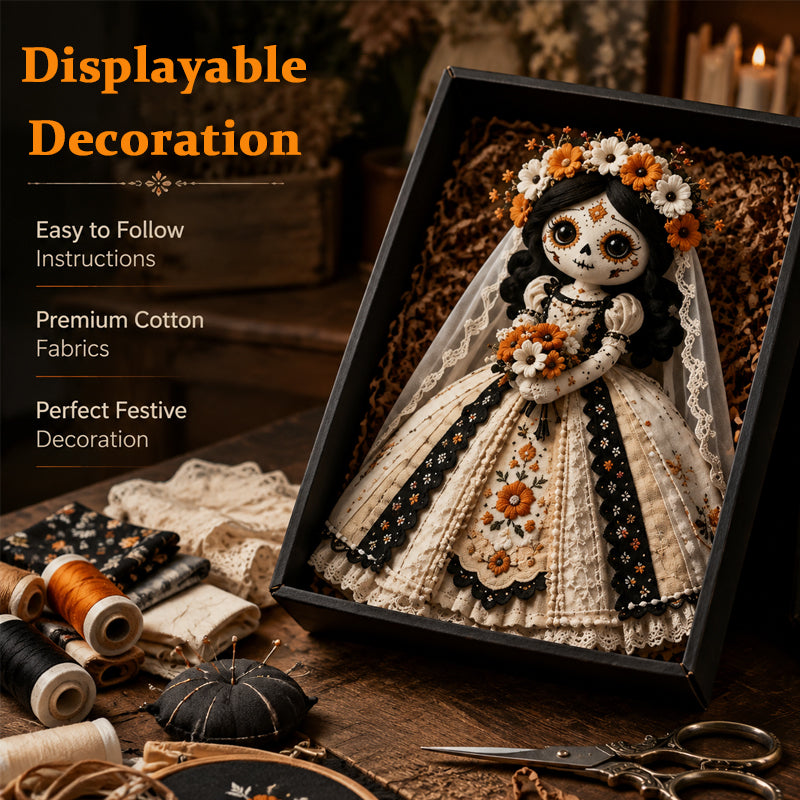 🕯️ Retro Halloween DIY Skeleton Bride 💀