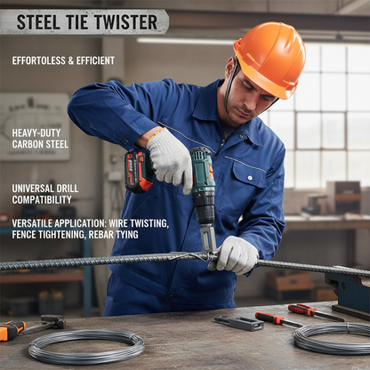 🎁Buy 1 Get 1 Free🔩The Ultimate Time-Saver for Wire Tying-- Wire Twister🏗️
