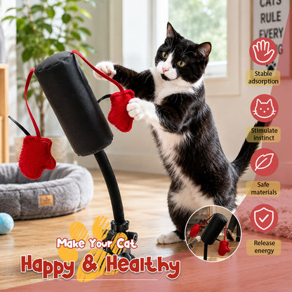 🐾 Mini Punching Bag™ –  Self-Play Cat Teaser Toy 😺