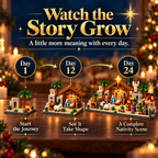 ✝️🎄 Nativity Advent Calendar – 24-Day Buildable Christmas Nativity Set