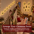 🎄 LED Reindeer Wall Decorations - ✨Festive Christmas Lighting
