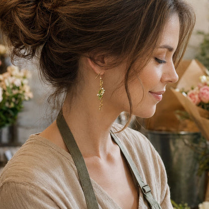 Spiral Ikebana Earrings