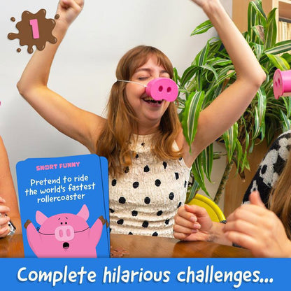 🐷The Oinkcredible You Laugh You Lose Party Game