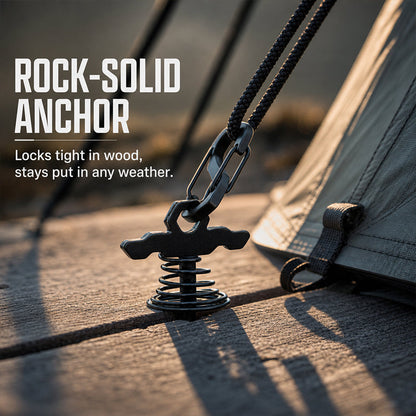Heavy-Duty Spring Lock Ground Anchors