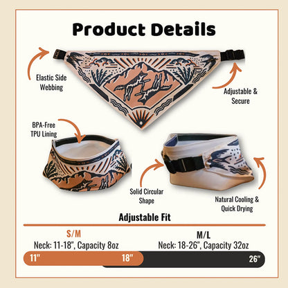 2-in-1 Dog Water Bandana🐶💦
