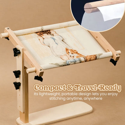 💥LAST DAY 49% OFF - Adjustable Tabletop Embroidery Stand – Cross Stitch Frame Holder