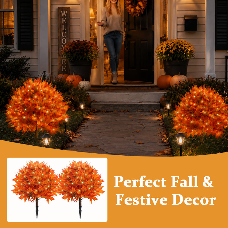 Light-Up Autumn Maple Tree – LED Fall Tree Ornament🍁🍂