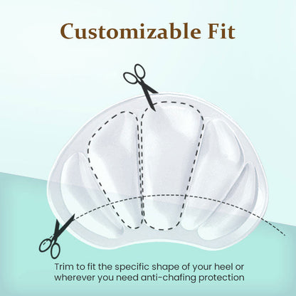 Upgraded Invisible Gel Heel Cushion Pads