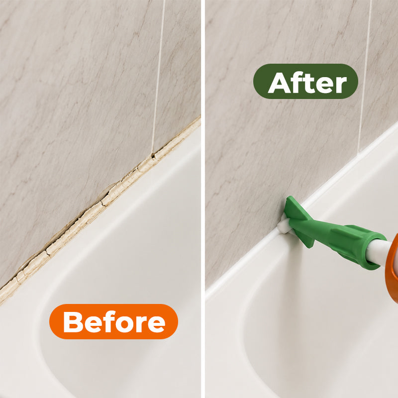 Caulk Nozzle with Integrated Trimming Scraper - Effortless Sealing & Finishing Tool 🛠️