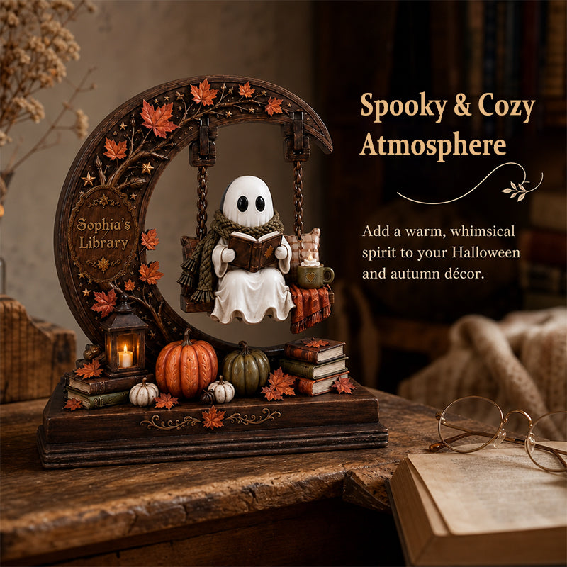 ⭐ Personalized Moonlit Reading Ghost Figurine™✨👻