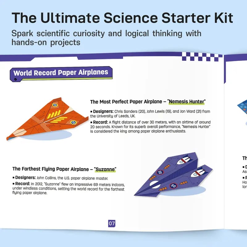 Paper Airplane Book
