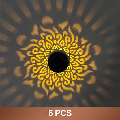 🌞✨✨ Solar Mandala Projection Wall Light