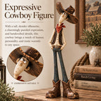 🤠🐴 Whimsical Western Cowboy & Horse Figurine Duo 🌵
