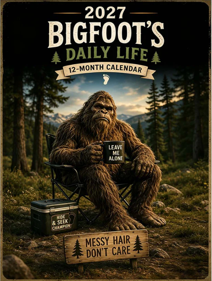 🦶 2027 Bigfoot Daily Life Calendar