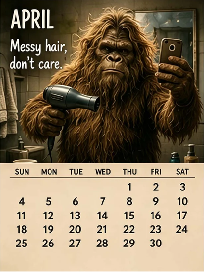 🦶 2027 Bigfoot Daily Life Calendar